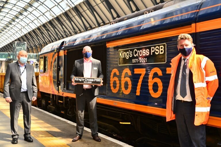 GBRf name new locomotive as King’s Cross project reaches final stage